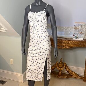 Floral Spaghetti Strap Midi Dress